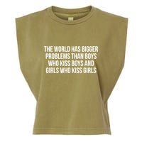 The World Has Bigger Problems Than Who Gift Garment-Dyed Women's Muscle Tee