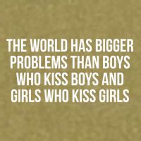 The World Has Bigger Problems Than Who Gift Garment-Dyed Women's Muscle Tee
