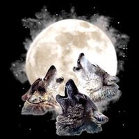 Three Wolves Howling At The Moon Wolf Lover Impact Tech Backpack