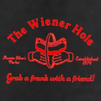 The Wiener Hole Grab A Frank With A Friend 7 Panel Mesh Trucker Snapback Hat