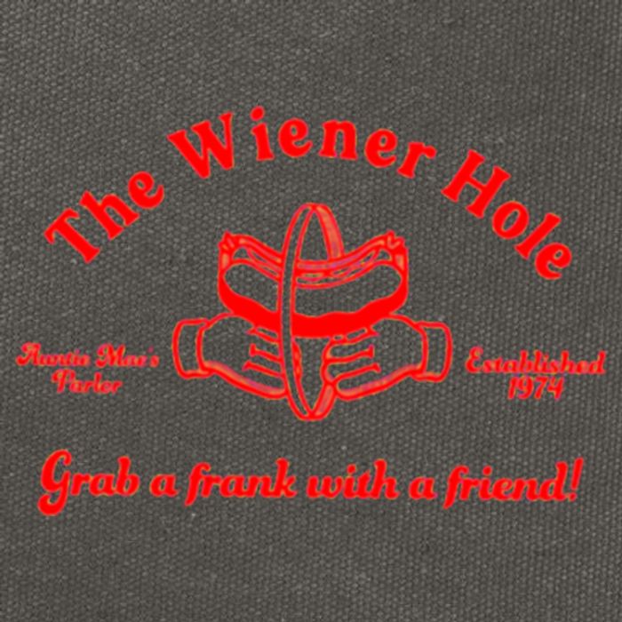 The Wiener Hole Grab A Frank With A Friend Cotton Canvas Backpack