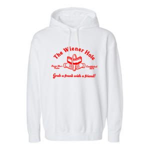 The Wiener Hole Grab A Frank With A Friend Garment-Dyed Fleece Hoodie