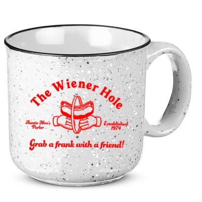 The Wiener Hole Grab A Frank With A Friend 15oz Campfire Ceramic Mug
