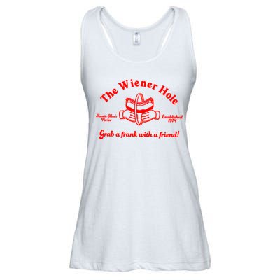 The Wiener Hole Grab A Frank With A Friend Ladies Essential Flowy Tank