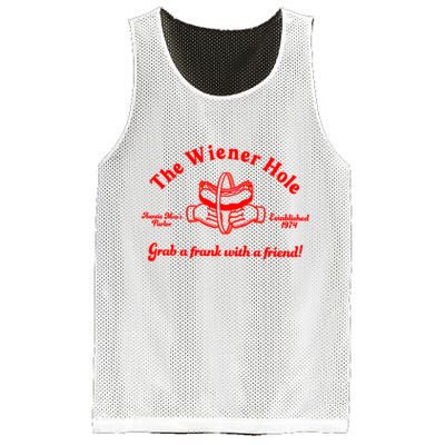 The Wiener Hole Grab A Frank With A Friend Mesh Reversible Basketball Jersey Tank