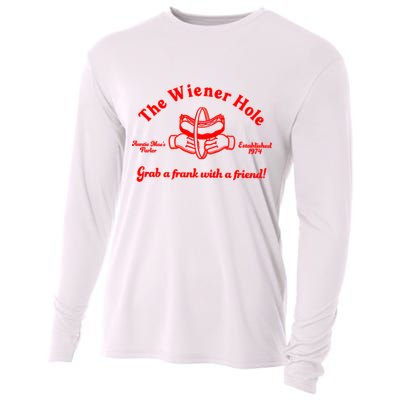 The Wiener Hole Grab A Frank With A Friend Cooling Performance Long Sleeve Crew