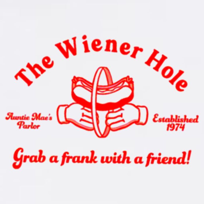 The Wiener Hole Grab A Frank With A Friend Poster