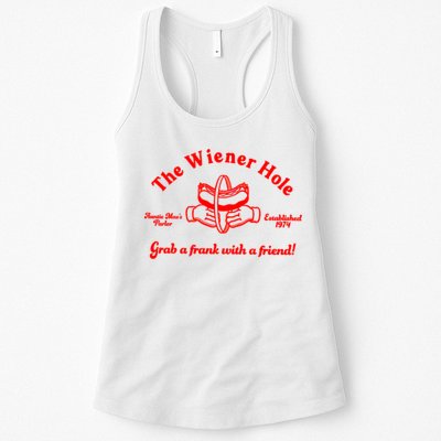 The Wiener Hole Grab A Frank With A Friend Womens Tank Top