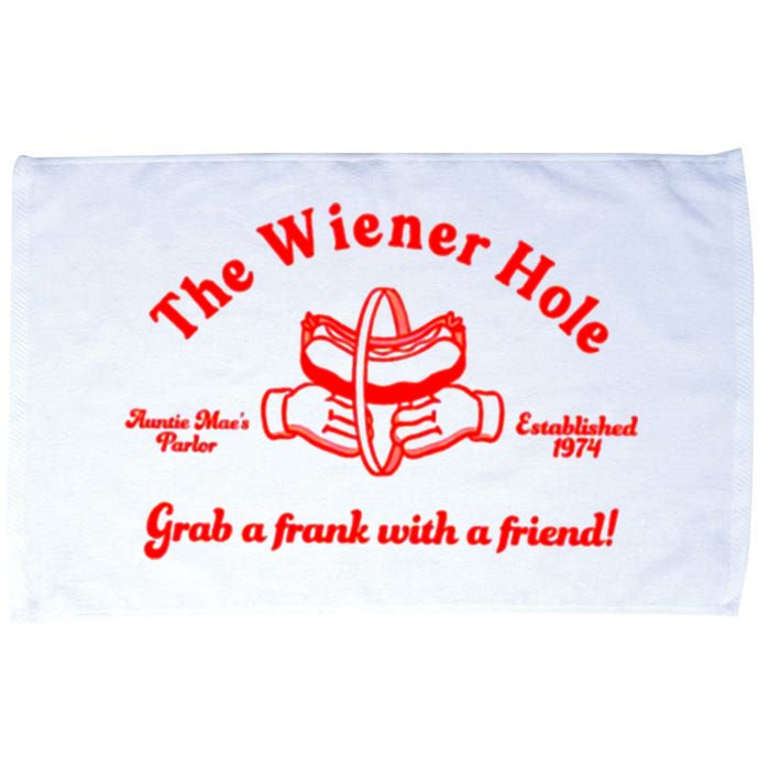 The Wiener Hole Grab A Frank With A Friend Microfiber Hand Towel