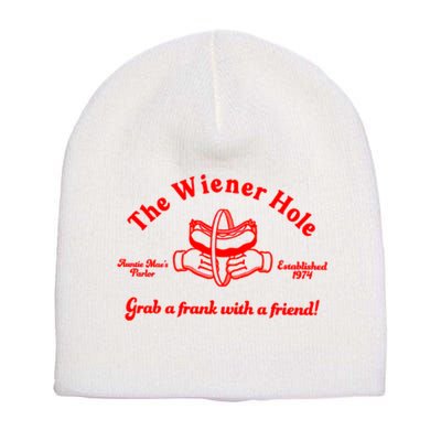 The Wiener Hole Grab A Frank With A Friend Short Acrylic Beanie