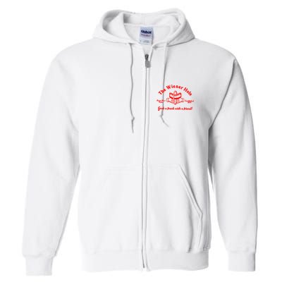 The Wiener Hole Grab A Frank With A Friend Full Zip Hoodie