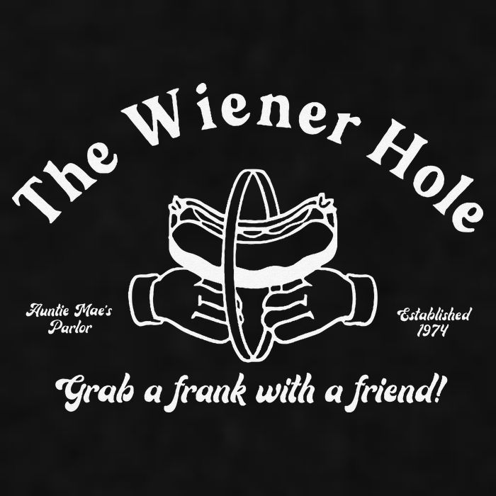 The Wiener Hole Grab A Frank With A Friend Ladies PosiCharge Tri-Blend Wicking Tank