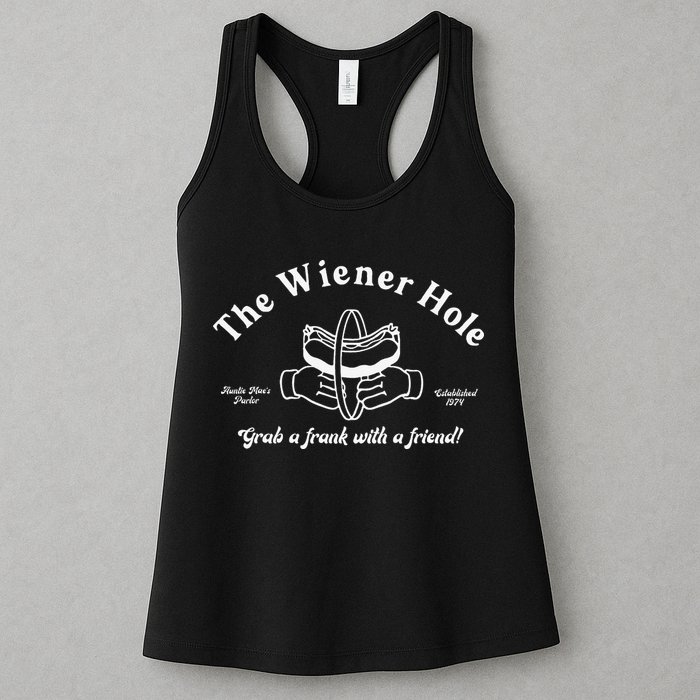 The Wiener Hole Grab A Frank With A Friend Womens Tank Top