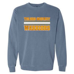 Tulosomidway Warriors Horizontal Stripes Garment-Dyed Sweatshirt