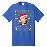 Two Words Happy 4th Of Easter Joe Biden Christmas Sweater Tall T-Shirt