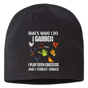 Thats What I Do I Garden I Play With Chickens Forget Things Sustainable Beanie