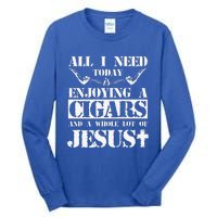 That's What I Do I Smoke Cigars And I Know Things Tall Long Sleeve T-Shirt