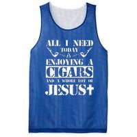 That's What I Do I Smoke Cigars And I Know Things Mesh Reversible Basketball Jersey Tank