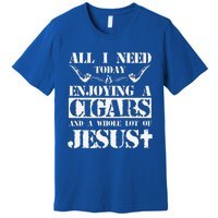 That's What I Do I Smoke Cigars And I Know Things Premium T-Shirt