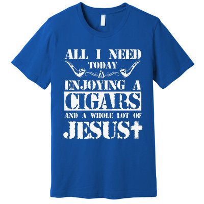 That's What I Do I Smoke Cigars And I Know Things Premium T-Shirt