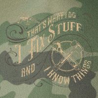 Thats What I Do I Fix Stuff And I Know Things Funny Men Legacy Tie Dye Trucker Hat