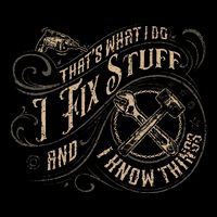 Thats What I Do I Fix Stuff And I Know Things Funny Men Sustainable Bucket Hat
