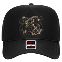 Thats What I Do I Fix Stuff And I Know Things Funny Men Trucker Hat
