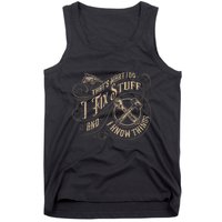 Thats What I Do I Fix Stuff And I Know Things Funny Men Tank Top