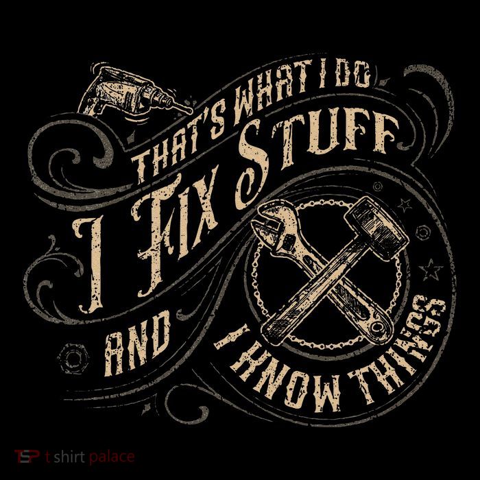 Thats What I Do I Fix Stuff And I Know Things Funny Men Zip Tote Bag