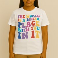 The World Is A Better Place With You In It Mental Health Awareness T-Shirt