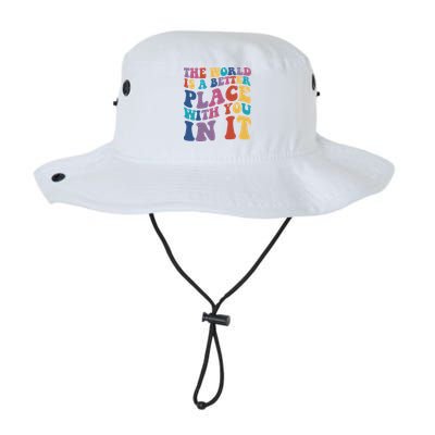 The World Is A Better Place With You In It Mental Health Awareness Bucket Hat