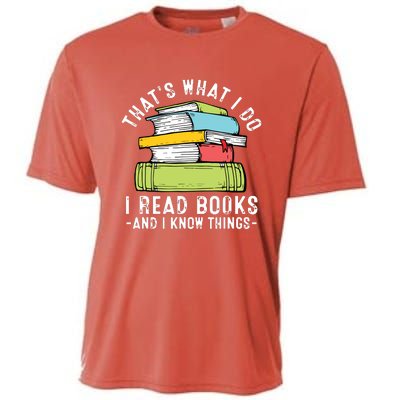 Thats What I Do I Read Books Andc Cooling Performance Crew T-Shirt