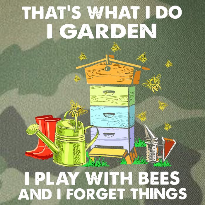 Thats What I Do I Garden I Play With Bees And I Forget Legacy Tie Dye Trucker Hat