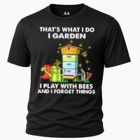 Thats What I Do I Garden I Play With Bees And I Forget Performance Shirt