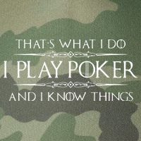 THAT'S WHAT I DO I PLAY POKER AND I KNOW THINGS Legacy Tie Dye Trucker Hat