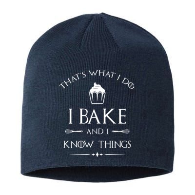 Thats What I Do I Cook And I Know Things Chef Sustainable Beanie