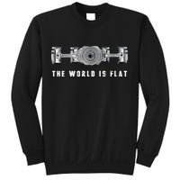 The World Is Flat Boxer Engine Car Enthusiast Sweatshirt
