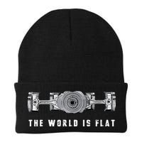 The World Is Flat Boxer Engine Car Enthusiast Beanie