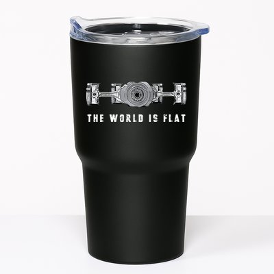 The World Is Flat Boxer Engine Car Enthusiast Tumbler