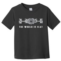 The World Is Flat Boxer Engine Car Enthusiast Toddler T-Shirt