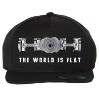 The World Is Flat Boxer Engine Car Enthusiast Wool Snapback Cap