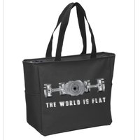 The World Is Flat Boxer Engine Car Enthusiast Zip Tote Bag