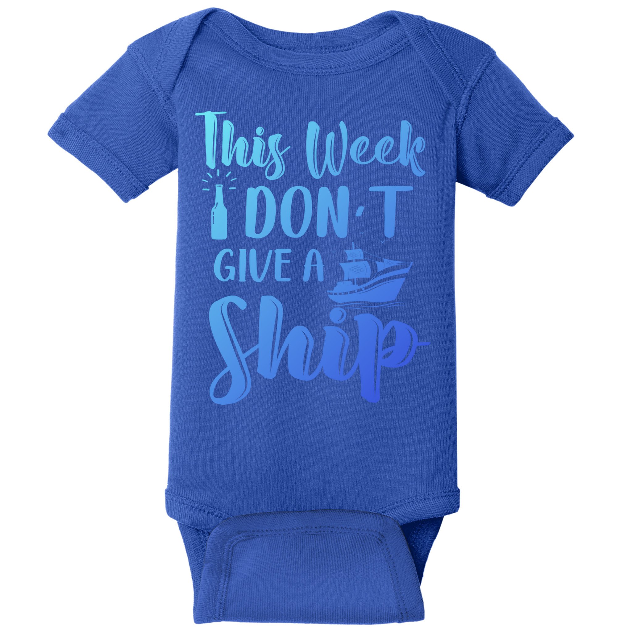 This Week I Dont Give A Ship Cruise Trip Summer Cruising Cool Gift Baby Bodysuit