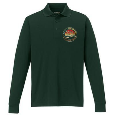 That's What I Do I Fix Stuff And I Know Things Funny Saying Performance Long Sleeve Polo
