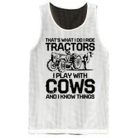 that's what i do i ride tractors i play with cows and i know Mesh Reversible Basketball Jersey Tank