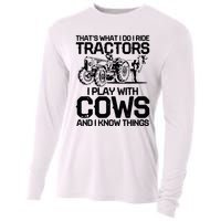 that's what i do i ride tractors i play with cows and i know Cooling Performance Long Sleeve Crew