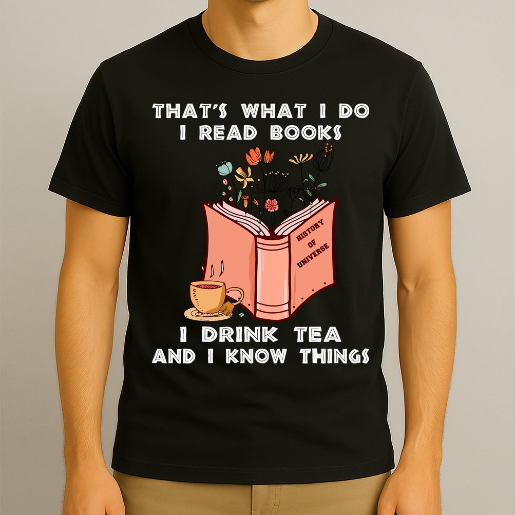 ThatS What I Do I Read Books I Drink Tea And I Know Things T-Shirt