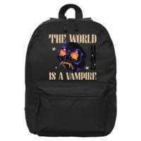 The World Is A Vampire 16 in Basic Backpack