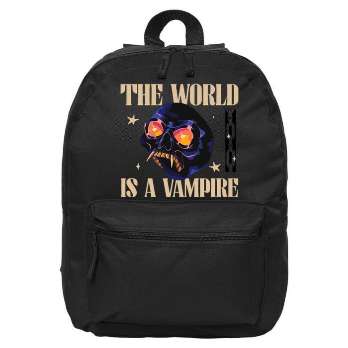 The World Is A Vampire 16 in Basic Backpack