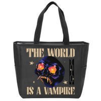 The World Is A Vampire Zip Tote Bag